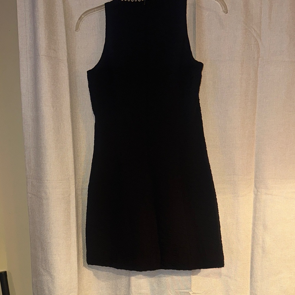 Lilly Pulitzer Elegant Black and Gold Mini Dress - Picture 2 of 2
